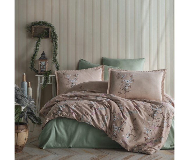 Lenjerie de pat satin clasy king size (barleta)